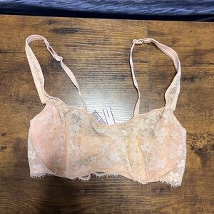 Victoria's Secret Lace Bralette in Soft Peach